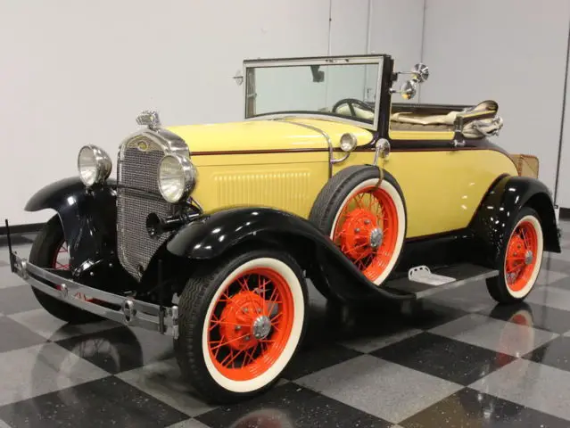 beautifully restored '31 cabriolet, inline 4, synchromesh trans w/overdrive!!