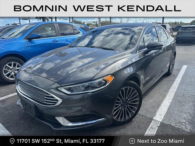 2018 ford fusion hybrid se