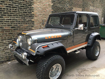 1984 jeep cj-7 laredo 4x4 grey/spice 4-speed 4.2 6-cylinder amc wrangler cj7