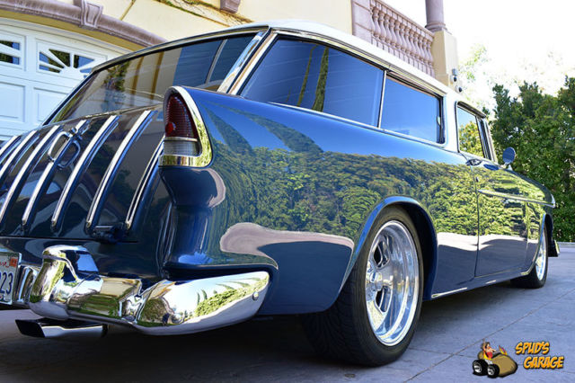 1955 chevrolet nomad wagon resto-mod body-off rotisserie restoration