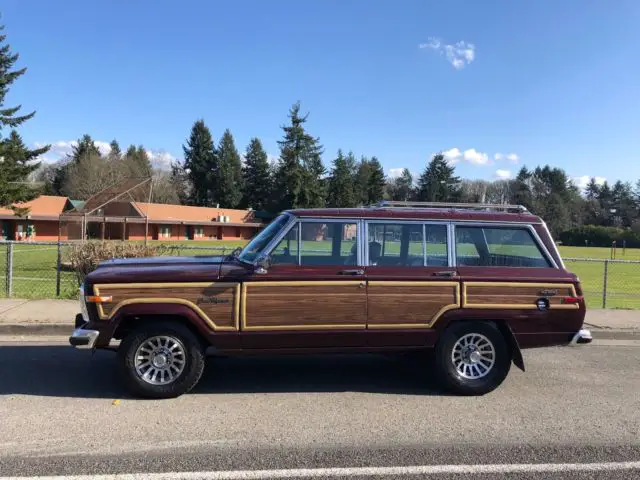 1987 jeep grand wagoneer 4x4 w/ sunroof clean rust free worldwide no reserve