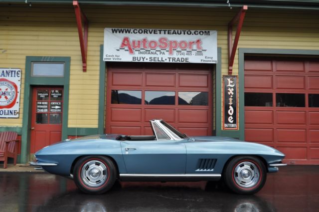 1967 lynndale blue corvette org window sticker org protecto plate & build sheet