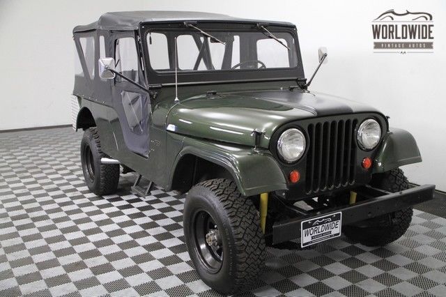 1967 green rare kaiser 38,000 original miles 4x4!