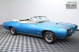 1968 pontiac gto convertible. rare color. 400 ci v8! restored!