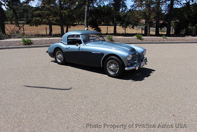 1961 austin healey 3000 bn7 4-speed/overdrive,l recent restoration, 2 carb model
