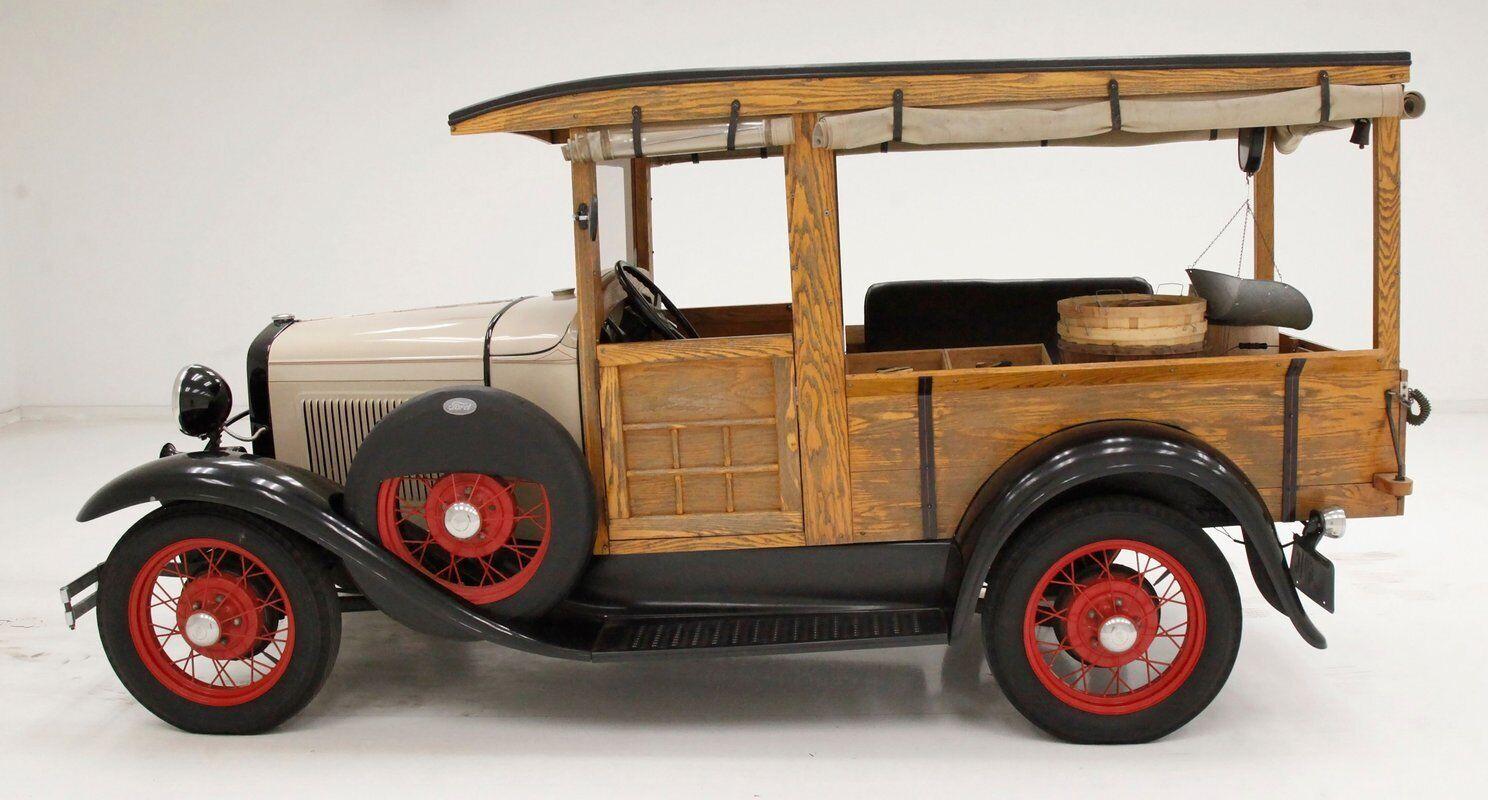 1931 ford model a huckster woody solid henry steel 201ci i4