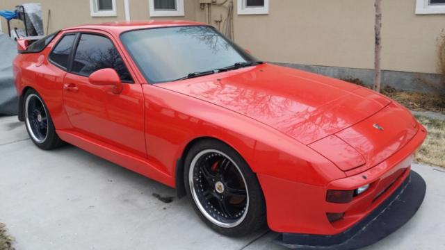 1987 porsche 944 3.0l red tan/black 968 turbo rs wing konis camber plates clean