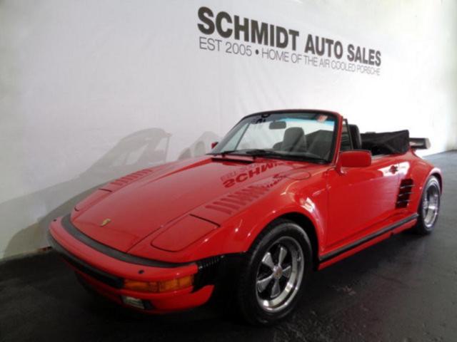 rare 1987 porsche 911 carrera turbo factory slantnose cabriolet 31k mi