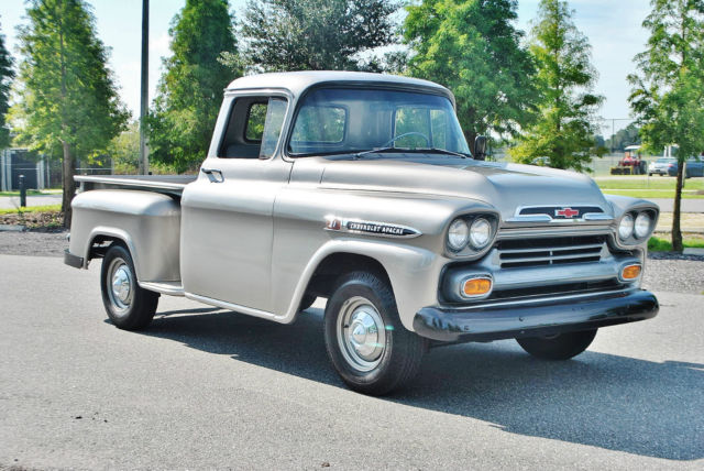 1959 chevrolet apache rare antique classic collector stepside pickup truck