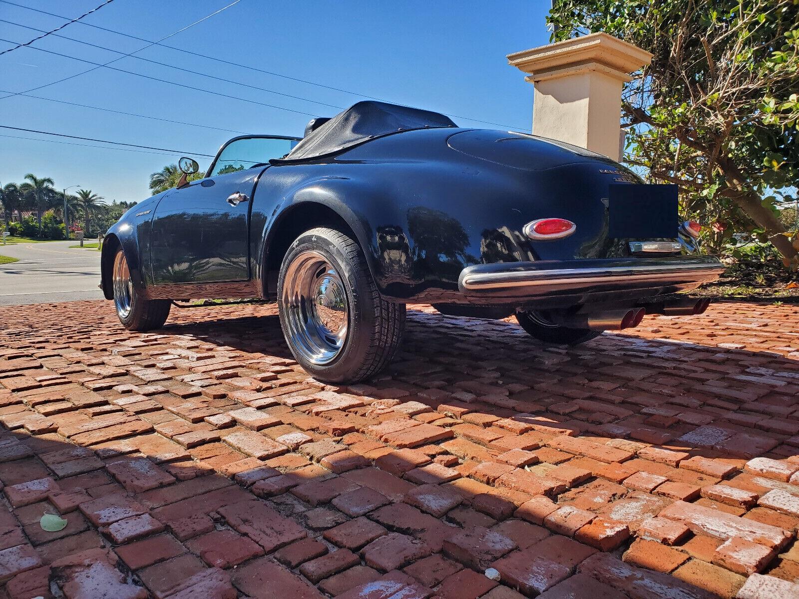 1957 porsche speedster 356 1600cc motor with dual carbs