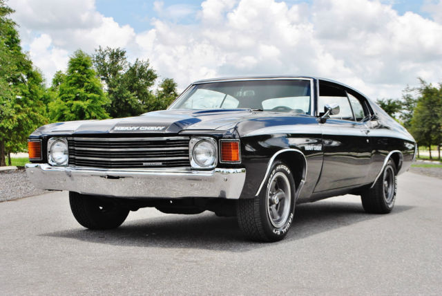 72 chevrolet chevelle heavy chevy 4 speed p.s very rare classic collector muscle