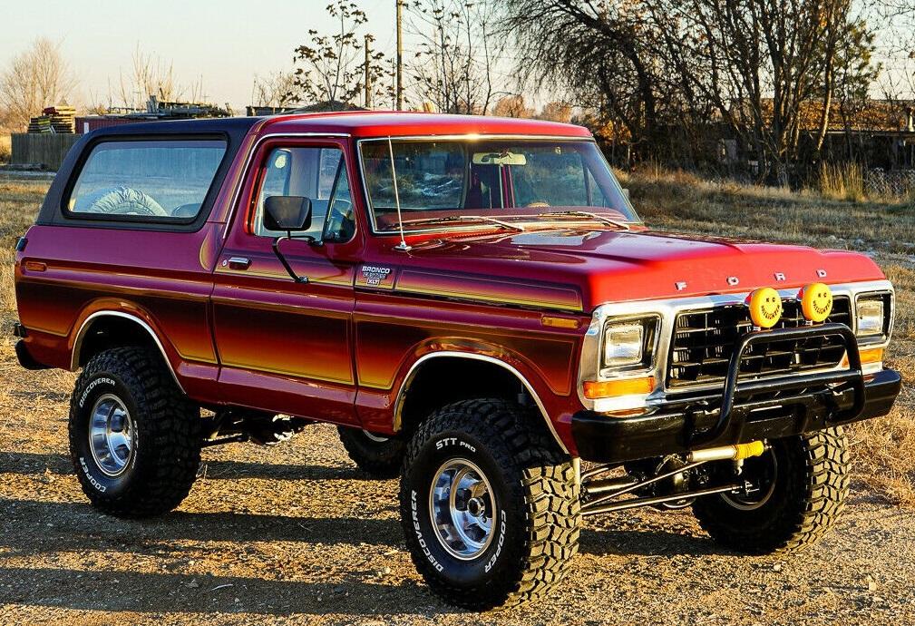 1979 ford bronco 4x4 free wheeling 351 v8 automatic