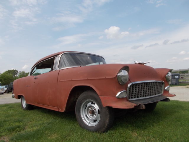 1955 chevy bel air 2 dr hardtop, nice running project