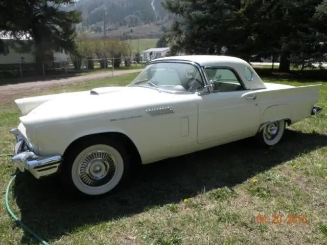 1957 ford thunderbird 2 door removable hardtop kept factory restoration t-bird