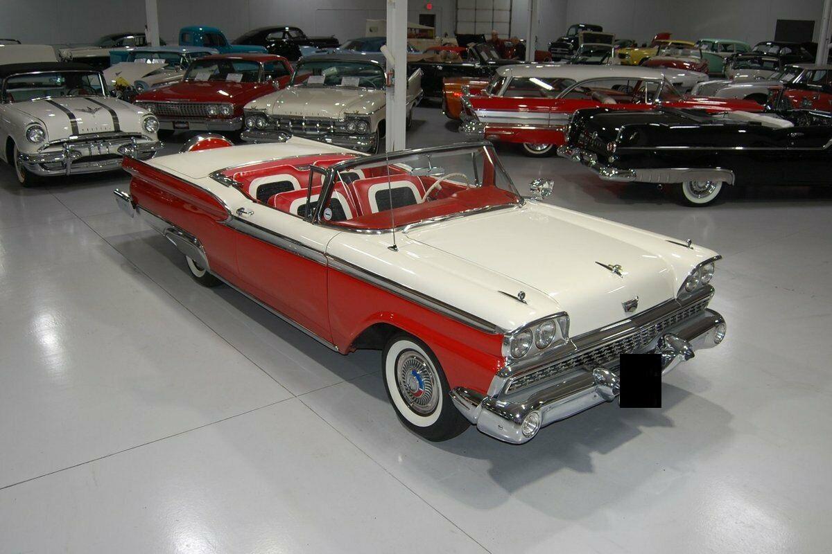 1959 ford fairlane 500 galaxie skyliner convertible 352 v8 82324 miles