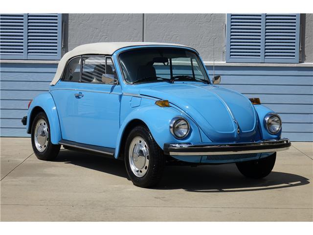 1976 volkswagen beetle classic convertible manual laguna blue