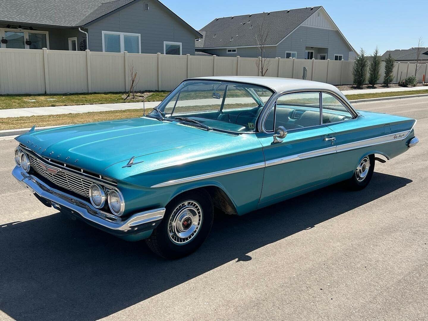 1961 chevrolet impala 2 door sports coupe aka bubbletop 57017 original miles