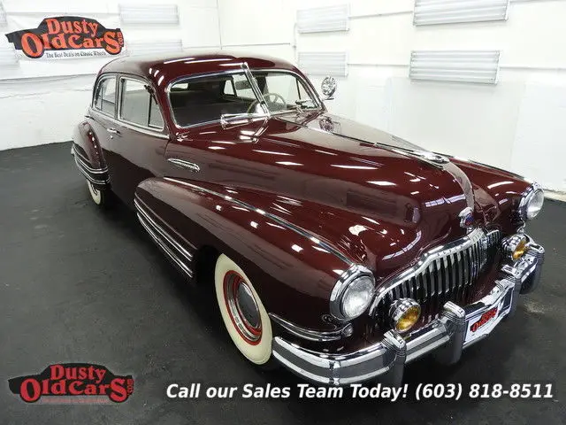 1942 burgundy runs drives body inter vgood 320i8 3 spd man!