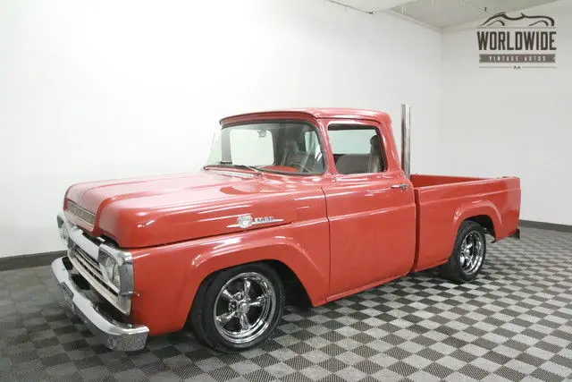 1959 ford f100 frame off restored hot rod! ps.pb!