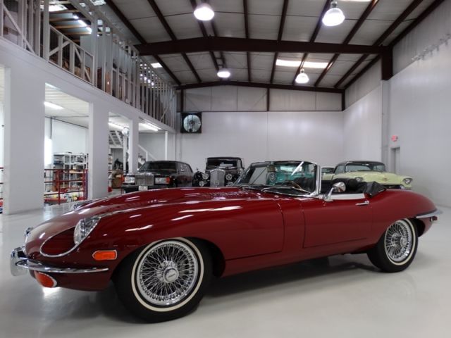 1970 jaguar xke series ii roadster, only 68,725 actual miles! matching #'s!