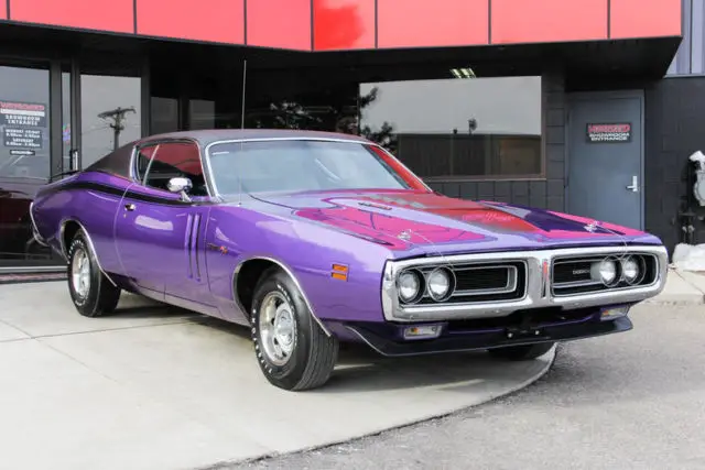 plum crazy! 440 big block, 4-speed, fully restored, original 440, 4-speed! wow
