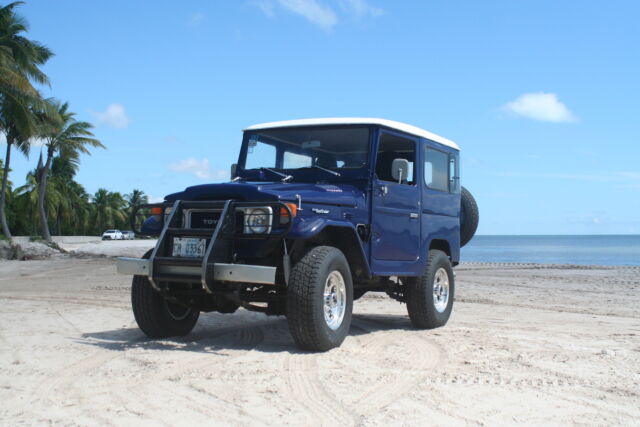 fj40 - diesel bj40 - frame off restoration - 4 spd - clean fl title - no reserve