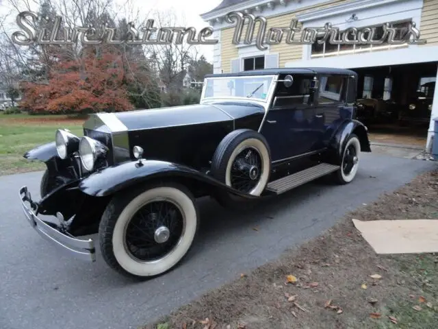1930 black & blue rare brewster elegant collector car