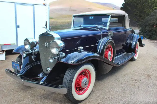 1932 cadillac 355b convertible coupe