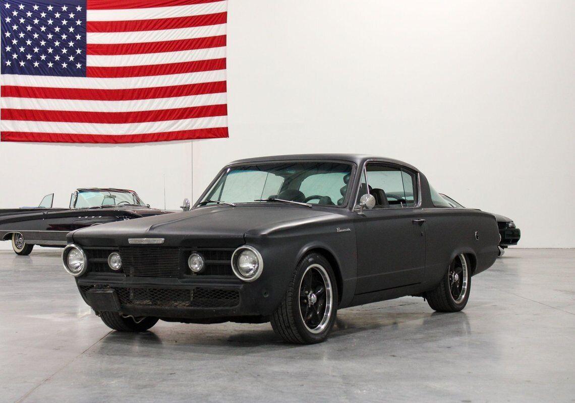 1965 plymouth barracuda matte black coupe 2977 miles