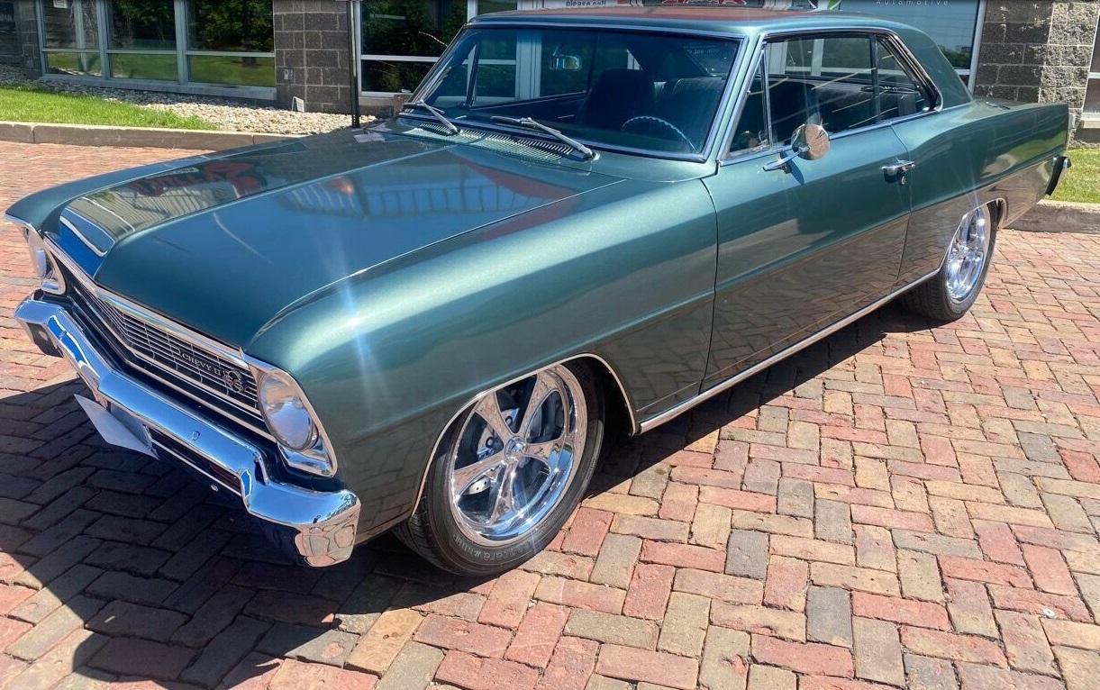 1966 chevrolet nova ii v8 manual 5 speed coupe green