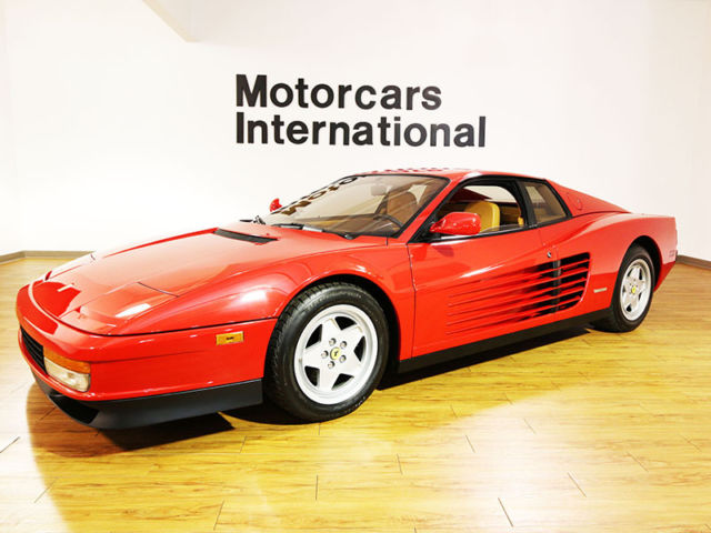 low mile testarrosa with fresh major, capristo and ferrari luggage!