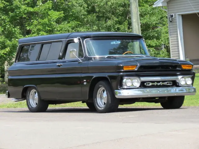 1965 black rare restored suburban 350cid th350 unique