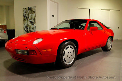 1987 porsche 928 s4 auto guards red 5.0 32v v8 original paint low miles mint con