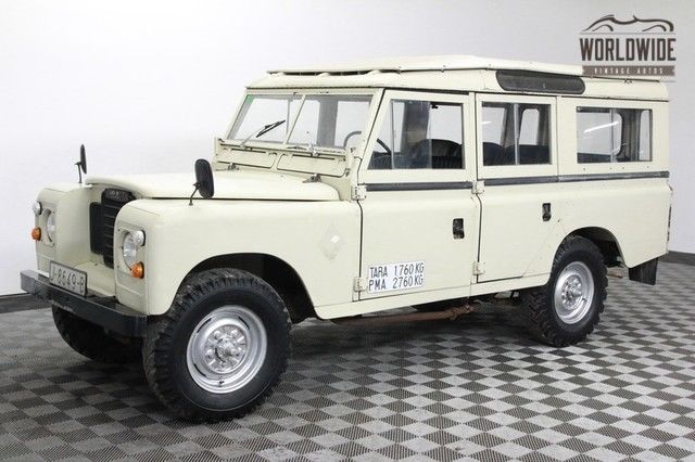 1975 land rover defender santana 109 diesel. lhd. 5 door wagon. rare!