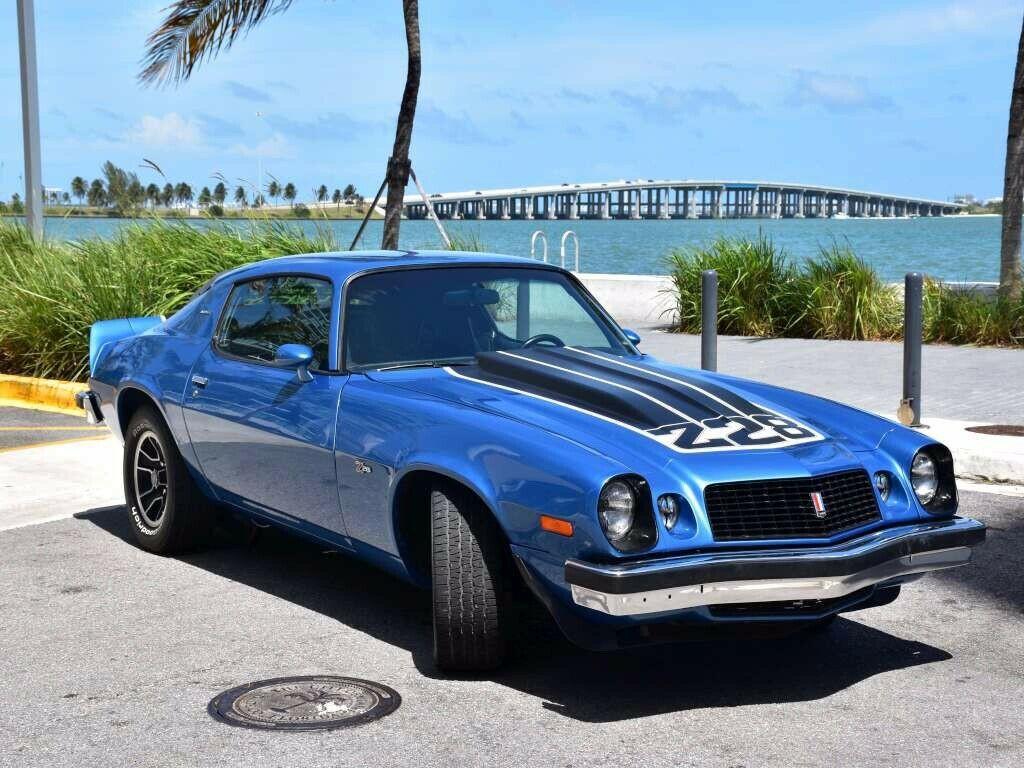 1974 chevrolet camaro z28 type lt mint condition original bright blue