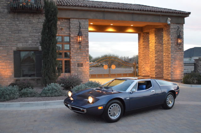 1975 maserati bora 4.9 coupe stunning matching #'s ca car books tools records