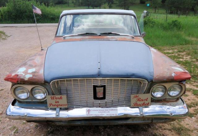 1960 plymouth valiant good driver rat rod stylish ugly car slant 6 push button