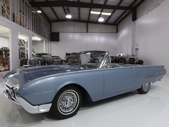 1962 ford thunderbird convertible, original ford 390ci v8 engine, stunning!!