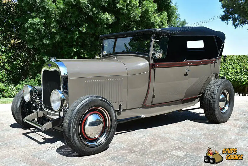 1929 ford model a deluxe tudor phaeton gm 350 v8 th400 ford 9"