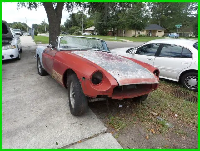 1974 mgb convertible,fresh engine,restoration project,need repair,last bid wins