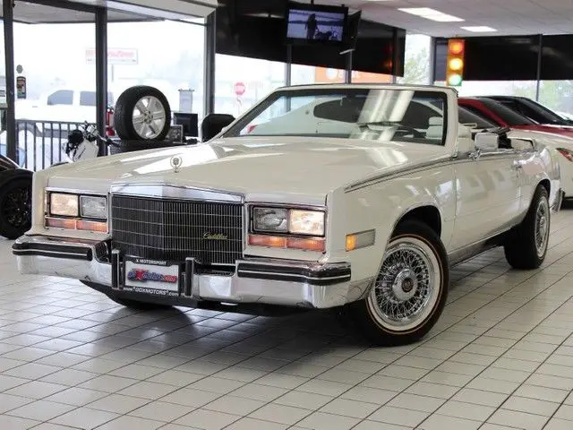 biarritz convertible triple white new vogues navi back up cam super clean