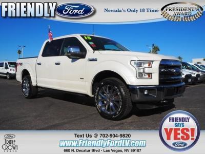 2015 ford f-150 lariat 4x4 lariat 4dr supercrew 5.5 ft. sb for sale in las vegas, nevada