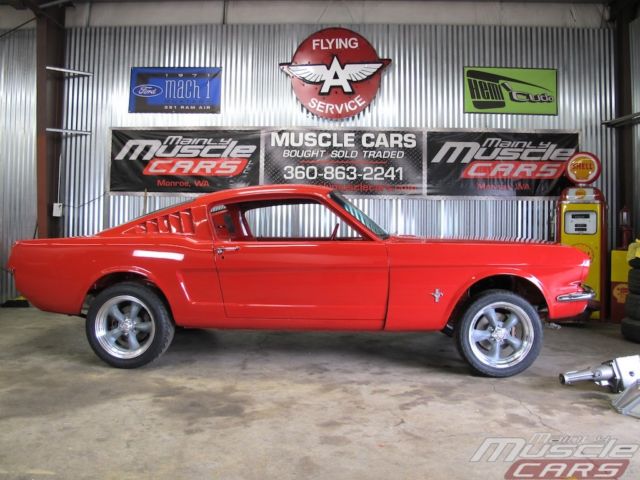 1965 mustang fastback -**very nice project** just look at the work already done!