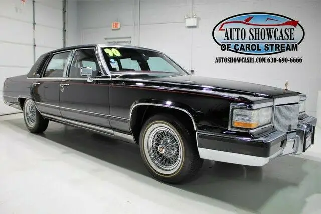 1990 cadillac brougham black available now!!