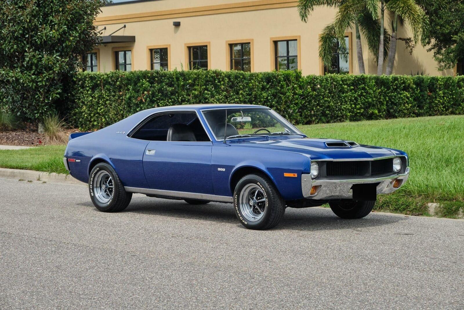 1970 amc javelin mark donohue edition blue rebuilt 360 v8 engine