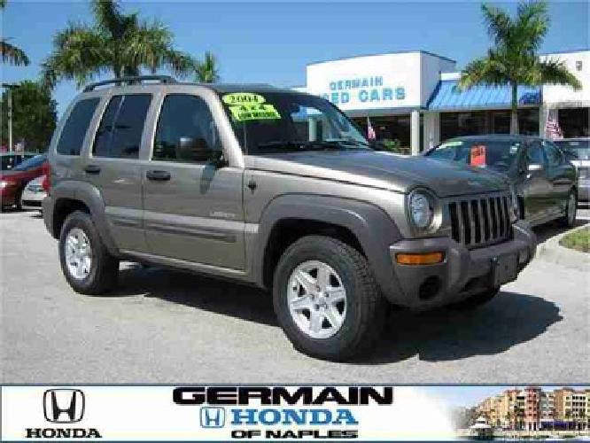 used 2004 jeep liberty sport 4x4 suv, 42,867 miles in naples, fl