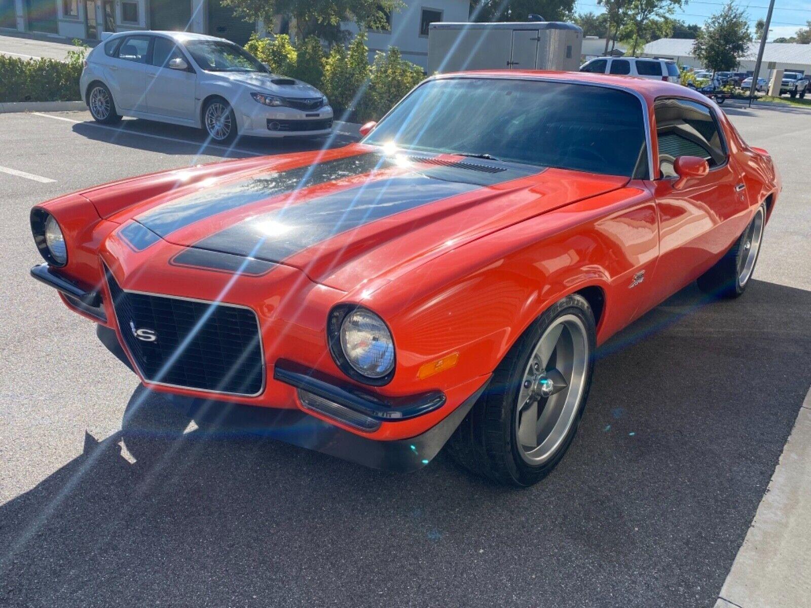 1971 chevrolet camaro hugger orange big block 454 ci engine turbo 400 auto