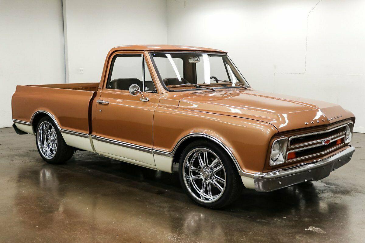 1967 chevrolet c-10 100 miles cream soda truck 5.3l ls1 v8 4l60 automatic