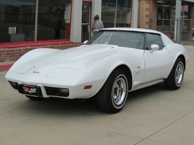 1977 chevrolet corvette 350 v8 56k mi clean car t-tops