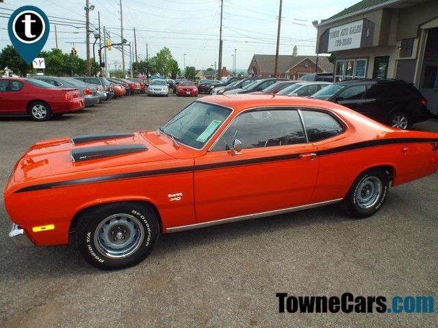 1972 orange 1972 plymouth duster! 340 4 barrel restored!